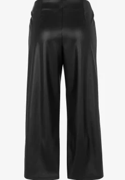 Cellbes of Sweden Ankellång byxa i skinnimitation Svart Clearance