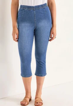 Cellbes of Sweden Bekväm capribyxa Ljusblå / Denim Clearance