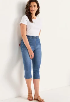 Cellbes of Sweden Bekväm capribyxa Ljusblå / Denim Clearance