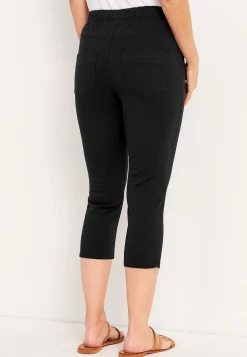 Cellbes of Sweden Bekväm capribyxa i bomullstwill Svart Hot