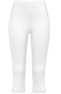 Cellbes of Sweden Bekväm capribyxa i bomullstwill Vit Best
