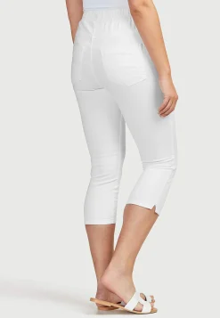 Cellbes of Sweden Bekväm capribyxa i bomullstwill Vit Best