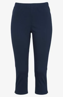 Cellbes of Sweden Bekväm capribyxa i bomullstwill Marin