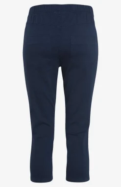 Cellbes of Sweden Bekväm capribyxa i bomullstwill Marin