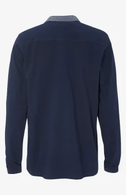 Cellbes of Sweden Bekväm långärmad tröja med krage Marin New