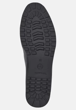 Tamaris Bekväm skinnloafer med kedjedetalj Outlet