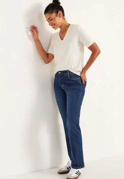 Cellbes of Sweden Bekväma stretchjeans med rakt ben Mellanblå / Denim Sale