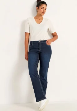 Cellbes of Sweden Bekväma stretchjeans med rakt ben Outlet