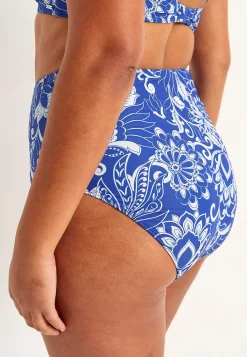 Cellbes of Sweden Bikinitrosa med hög midja Blå / Mönstrad Hot