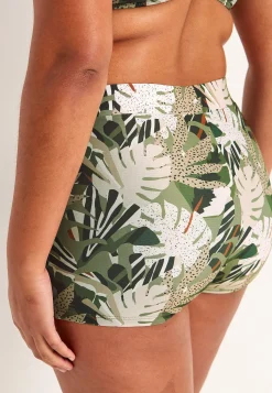 Cellbes of Sweden Bikinitrosa med kort ben Brisbane Khakigrön / Mönstrad Sale