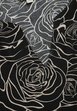 Cellbes of Sweden Blommönstrad blus i viskos Svart / Beige Best