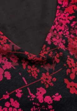 Cellbes of Sweden Blommönstrad tunika Röd / Mönstrad Discount