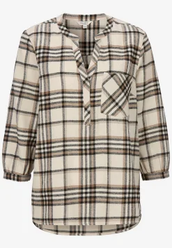 Cellbes of Sweden Blus i flanell med bröstficka