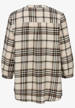 Cellbes of Sweden Blus i flanell med bröstficka