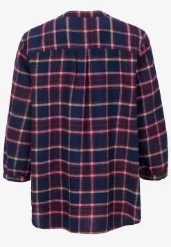 Cellbes of Sweden Blus i flanell med bröstficka Best