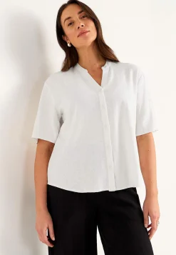 Cellbes of Sweden Blus i linnemix Clearance