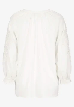 Cellbes of Sweden Blus med brodyr Vit