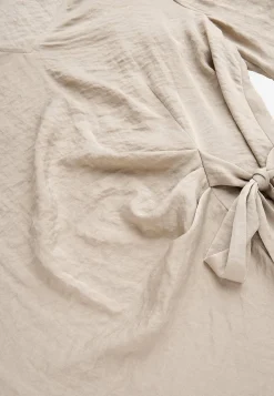 Cellbes of Sweden Blus med knytband Beige New