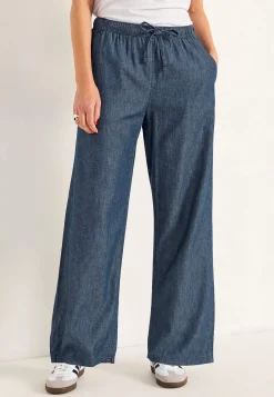 Cellbes of Sweden Byxa i denim med vida ben Mellanblå / Denim Best