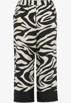 Wasabiconcept Byxa med zebramönster Svart / Mönstrad Clearance