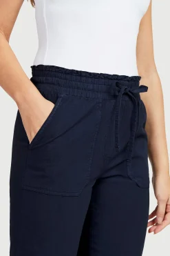 Cellbes of Sweden Capribyxa i tvättad bomull Marin Sale