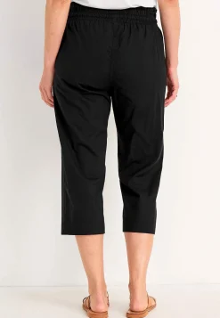 Cellbes of Sweden Capribyxa i tvättad bomull Svart Discount