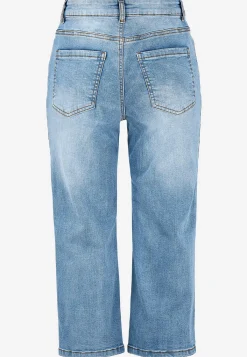 Cellbes of Sweden Caprijeans med knappgylf Mellanblå / Denim New