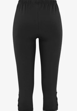 Cellbes of Sweden Caprileggings med fina detaljer 2-pack Blå + Svart
