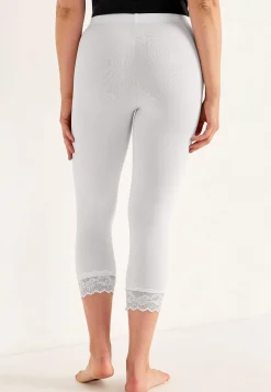 Cellbes of Sweden Caprileggings med spets susanne Vit New