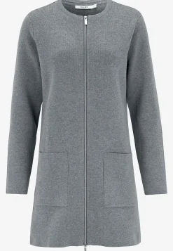 Cellbes of Sweden Cardigan med dragkedja Gråmelange