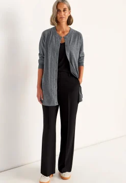 Cellbes of Sweden Cardigan Premium i merinoull Mörk gråmelange Discount