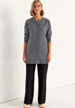 Cellbes of Sweden Cardigan Premium i merinoull Mörk gråmelange Discount
