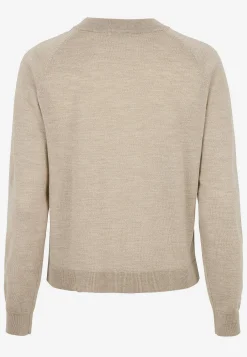Cellbes of Sweden Cardigan Premium i merinoull Beige / Melange Sale