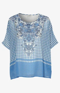 Cellbes of Sweden Chiffongblus Blå / Mönstrad Outlet