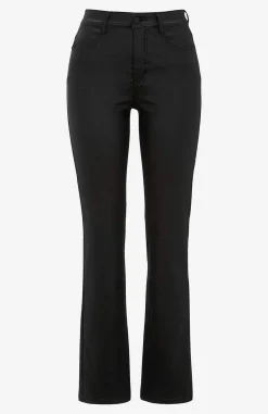 Cellbes of Sweden Coatad byxa med raka ben Svart Clearance