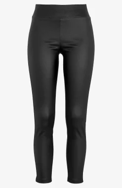 Soyaconcept Coatad dra på-byxa Svart Outlet