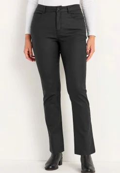 Cellbes of Sweden Coatade byxor med raka ben Svart Best