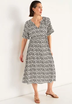 Cellbes of Sweden Crepe klänning Leopard New