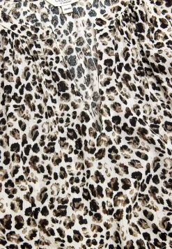 Cellbes of Sweden Crepe klänning Leopard New