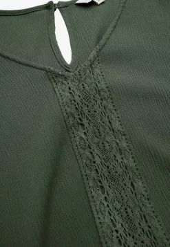 Cellbes of Sweden Crepe klänning med fickor Grön Online