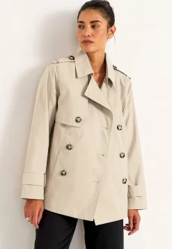 Cellbes of Sweden Dubbelknäppt, kort trenchcoat Beige Discount