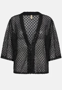 Soyaconcept Elegant innejacka med paljetter Svart Online