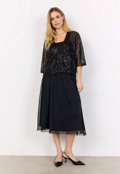 Soyaconcept Elegant innejacka med paljetter Svart Online