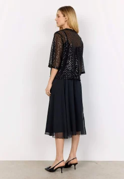 Soyaconcept Elegant innejacka med paljetter Svart Online