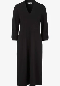 Cellbes of Sweden Elegant, v-ringad trikåklänning Lisa Svart Online