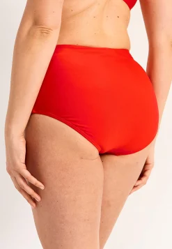Cellbes of Sweden Enfärgad bikinitrosa med hög midja Röd Discount