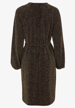 Cellbes of Sweden Festklänning med glittertrådar Guld / Svart Clearance