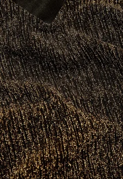 Cellbes of Sweden Festklänning med glittertrådar Guld / Svart Clearance