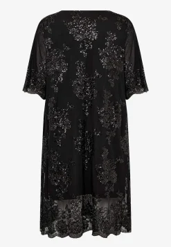 Wasabiconcept Festklänning med spets och pärlbroderi Svart Clearance