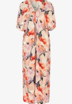 Cellbes of Sweden Festlig, multifunktionell kimonoklänning Orange / Rosa / Mönstrad New